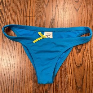 Blue Speedo bottoms